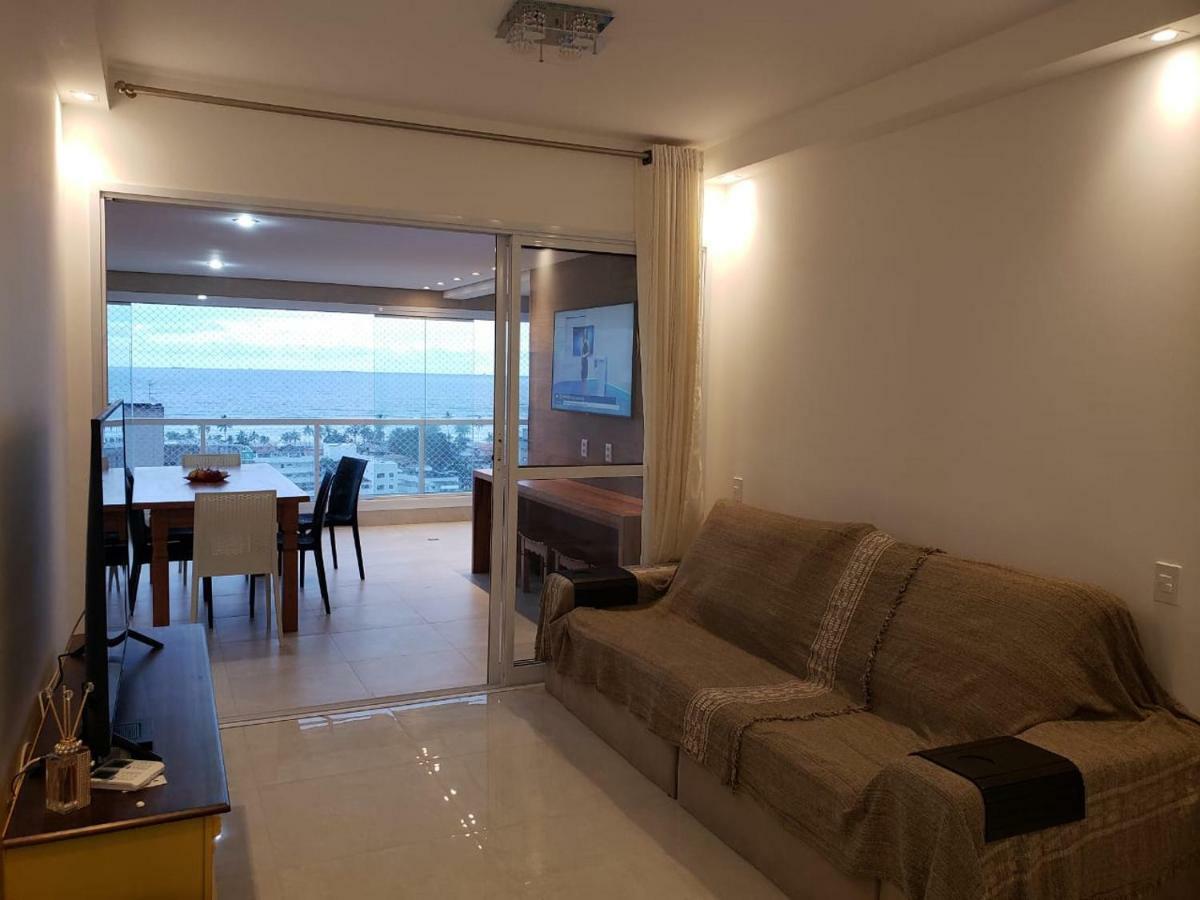 Ferienwohnung Apto Com Vista Para O Mar E Ampla Varanda Gourmet Guarujá Exterior foto